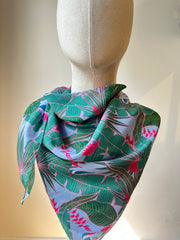 King Fisher Chiffon Scarf
