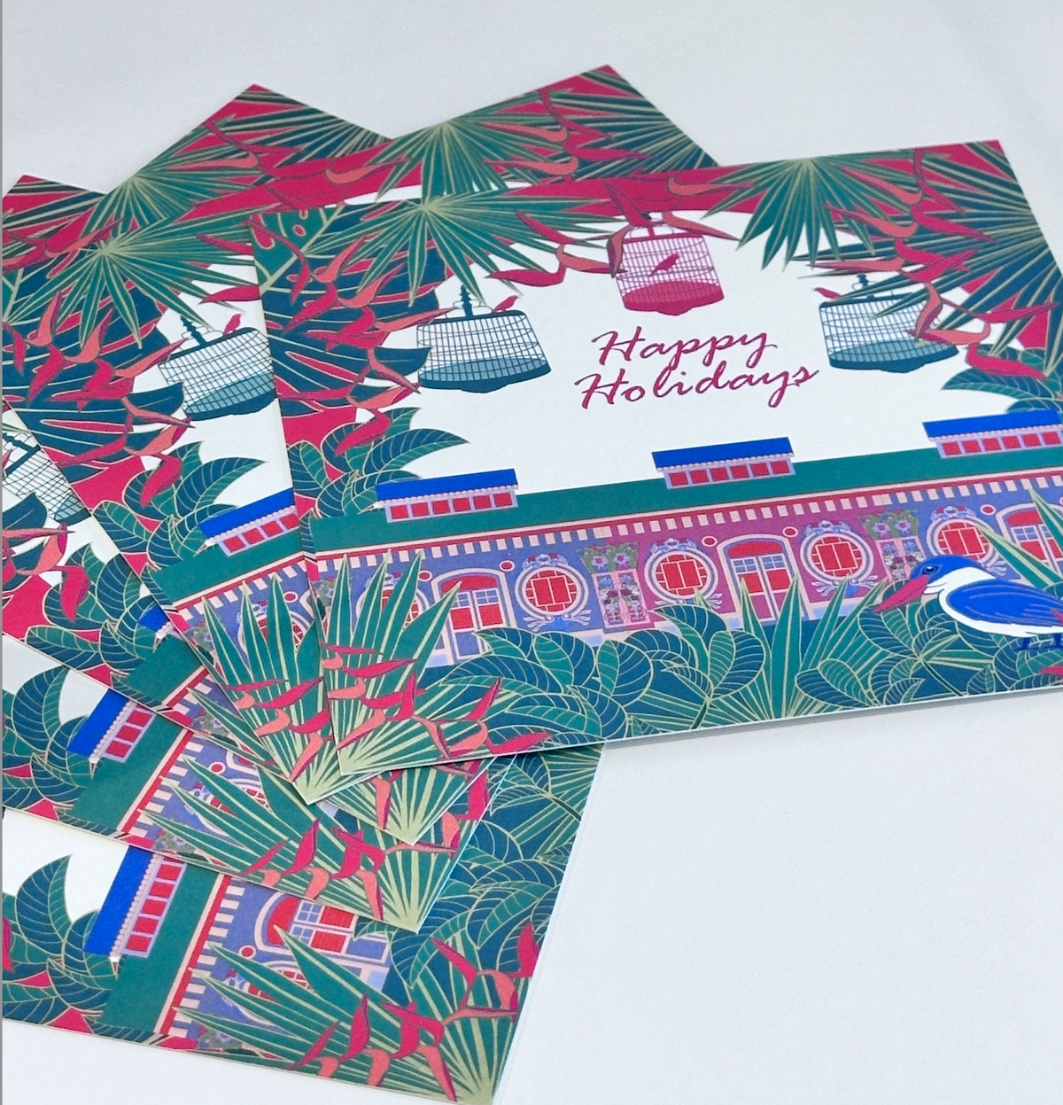 Happy Holidays Greeting Card - set of 5