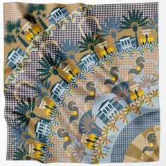 Enchanted Kampong Glam Silk Scarf