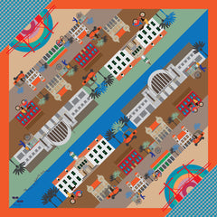 Plesiran di Kota Tua | Jakarta Colonial District Chiffon Scarf